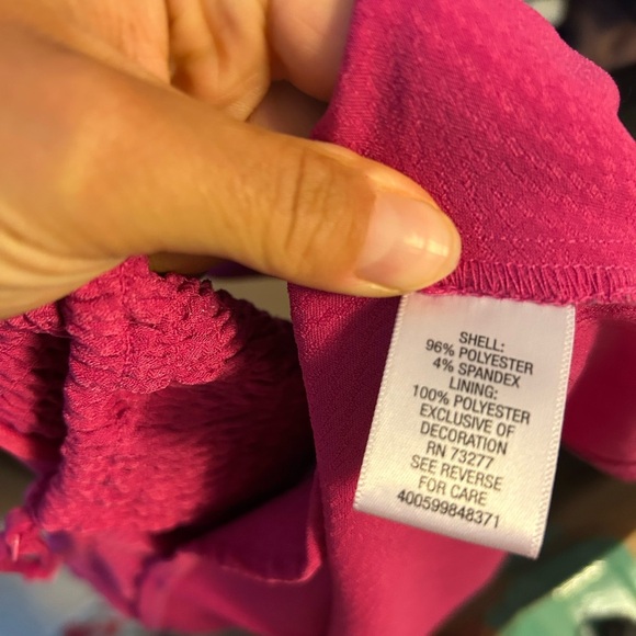 Candie’s Magenta Fit & Flare Bodice Dress - Picture 4 of 5